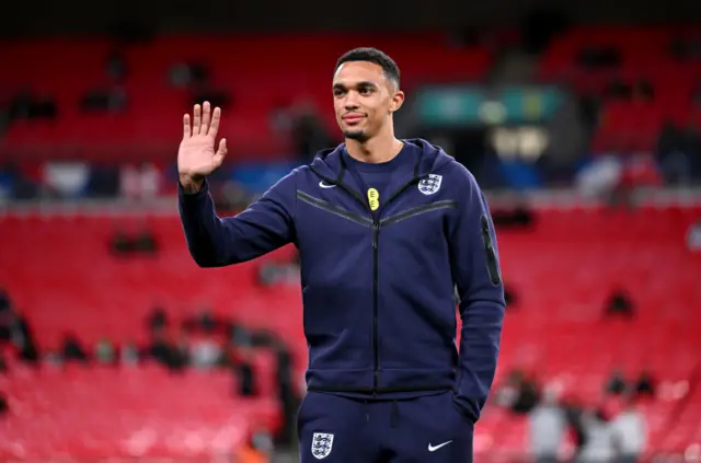 Trent Alexander-Arnold waving