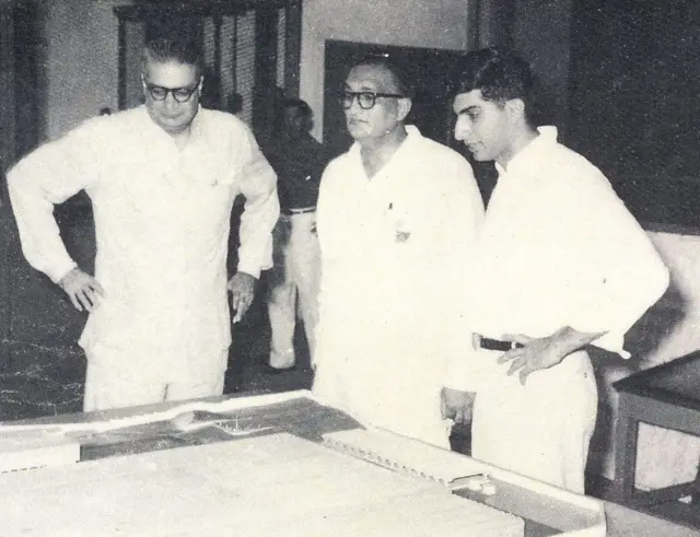Ratan Tata at Telco plant, Jamshedpur