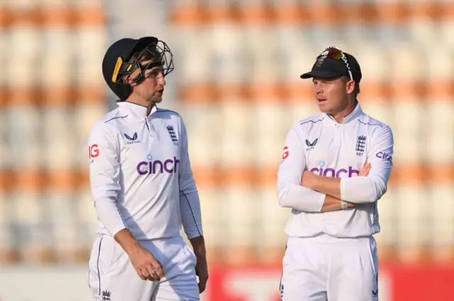 Ollie Pope and Joe Root