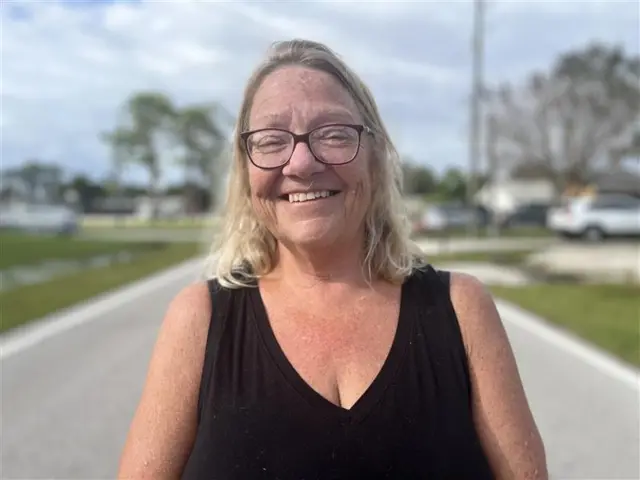 René Chavez pictured on the streets of Bonita Bay, Florida