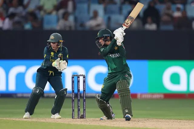 Aliya Riaz of Pakistan bats