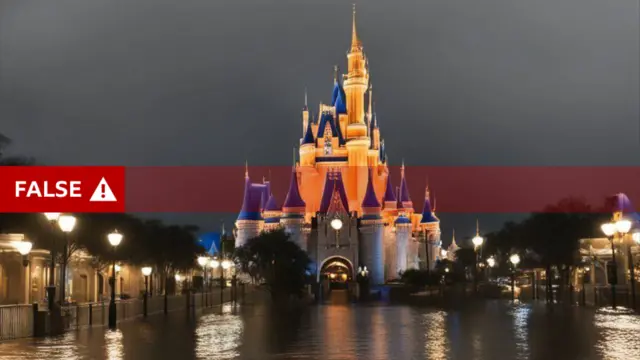 False image of cinderella castle