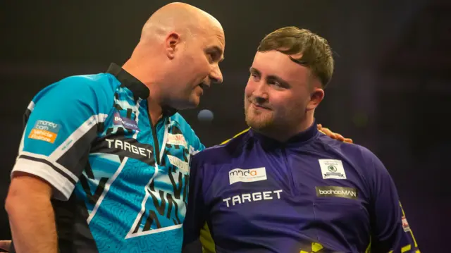 Rob Cross and Luke Littler