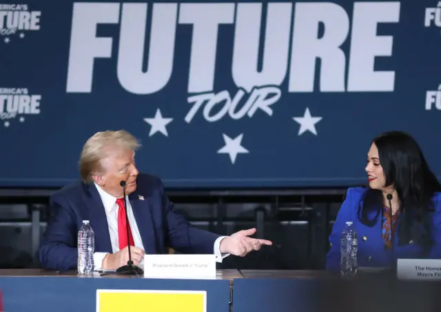 Donald Trump speaks with Mayra Flores on 12 October 2024