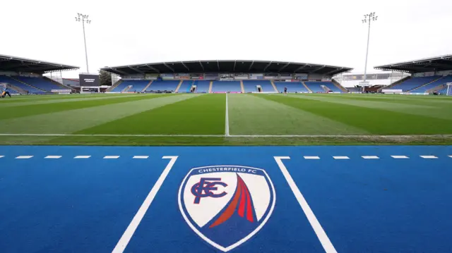 A view inside Chesterfield's SMH Group Stadium