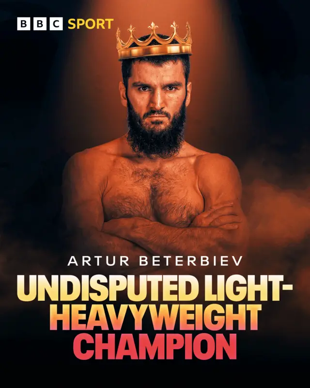 Artur Beterbiev winning graphic