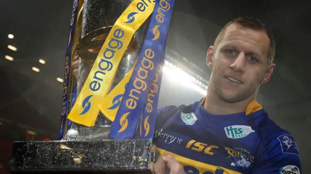 Rob Burrow after the 2011 Grand Final