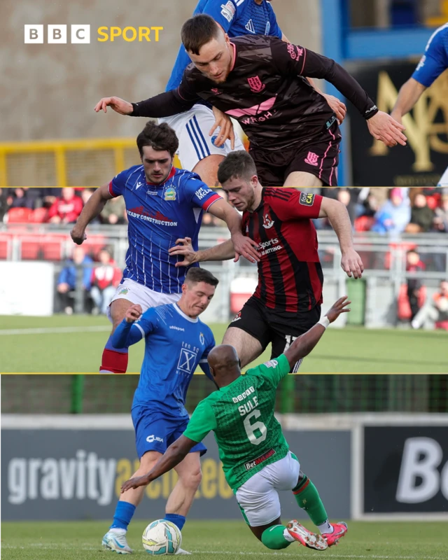Irish Premiership action