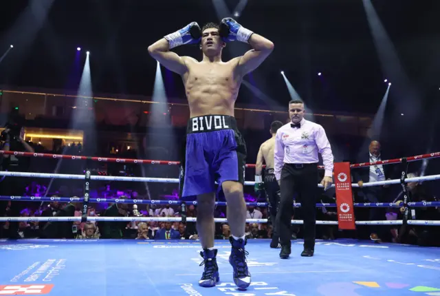 Dmitry Bivol in the ring