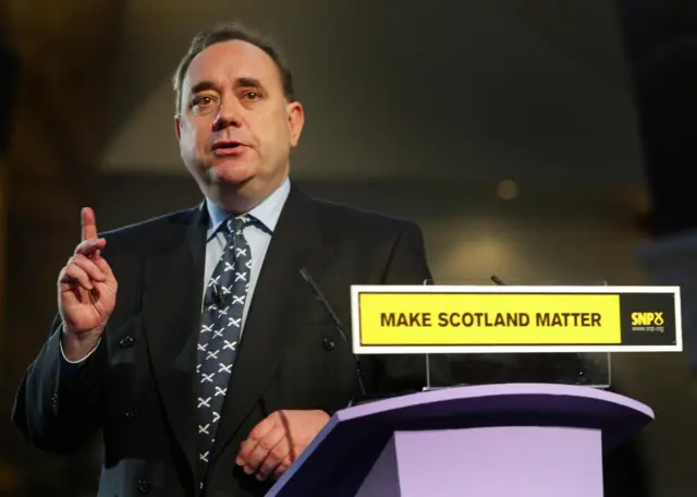 A young Alex Salmond in 2005