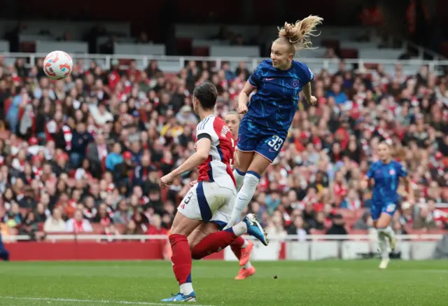 Beever-Jones heads at goal