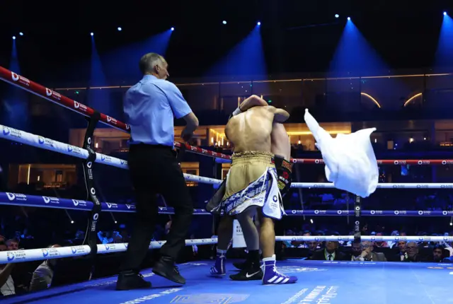 Towel is thrown in during Jai Opetaia v Jack Massey