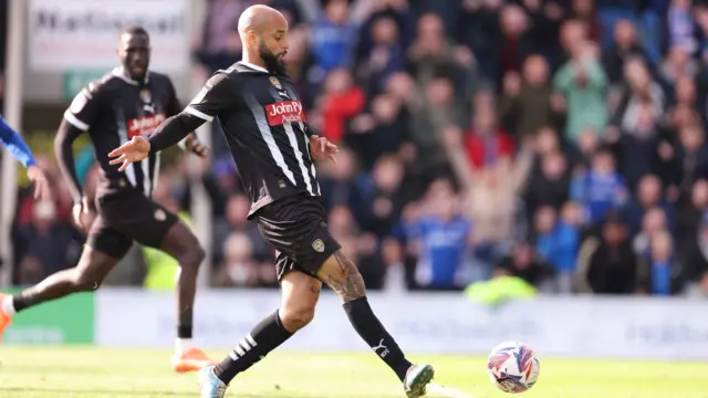 Notts County's David McGoldrick converts from close range