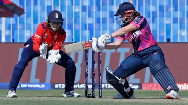 Scotland's Kathryn Bryce in action during the Women's T20 World Cup