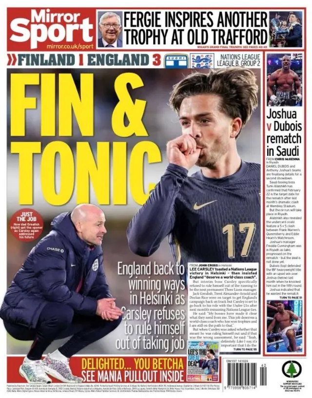 Mirror back page