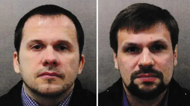 Passport-style photos of Alexander Mishkin and Anatoliy Chepiga