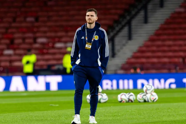 Scotland captain Andy Robertson at Hampden