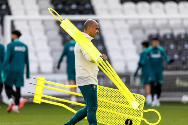 Portugal head coach Roberto Martinez