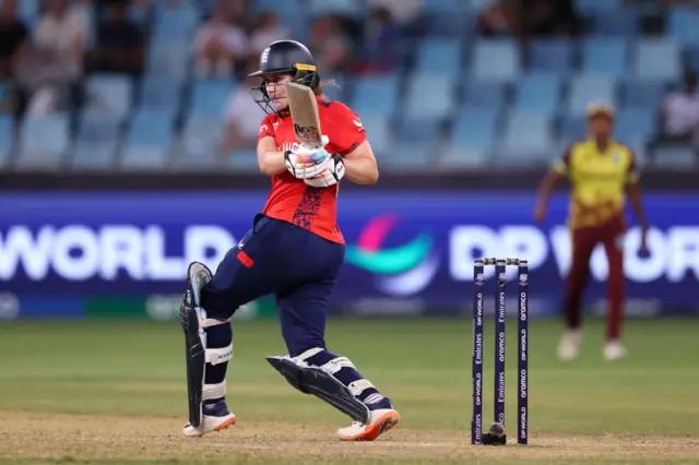 Nat Sciver-Brunt plays a shot