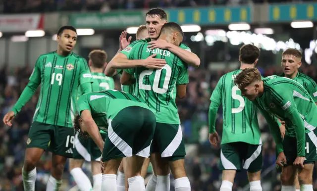 Northern Ireland celebrate