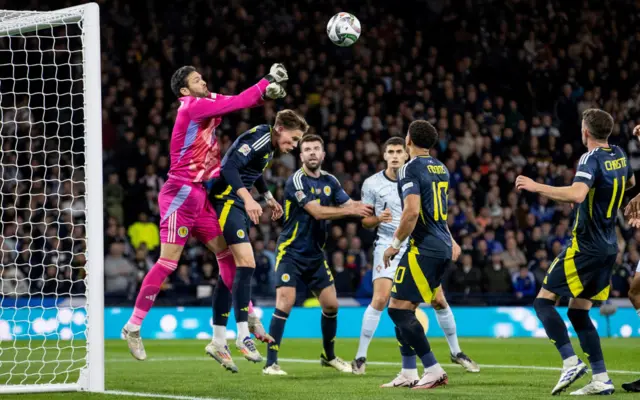 Craig Gordon is making his 77th appearance for Scotland