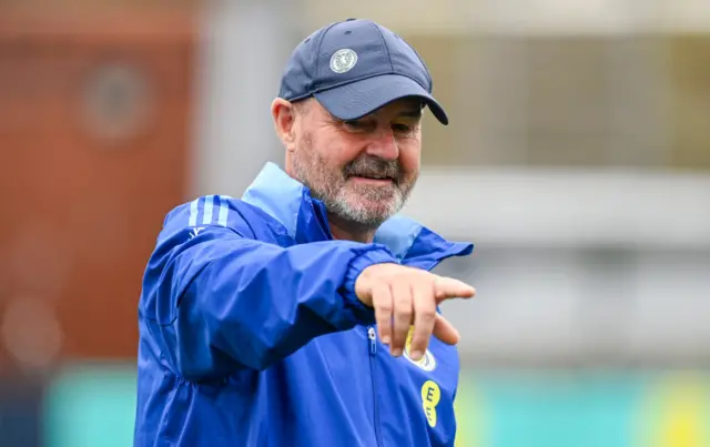 Scotland head coach Steve Clarke