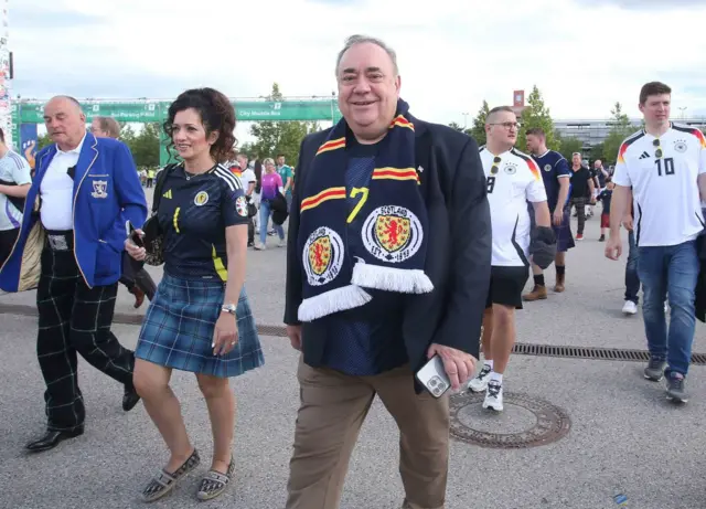 Alex Salmond at the Euros