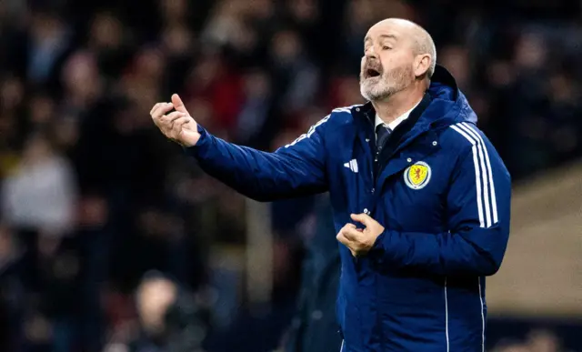 Scotland head coach Steve Clarke