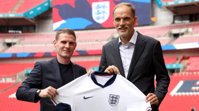 Tuchel with his assistant manager