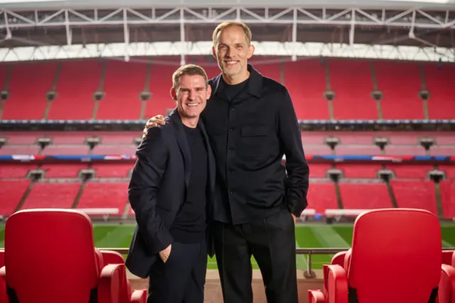 Thomas Tuchel with Anthony Barry