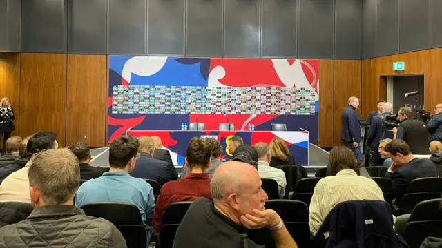 England press conference