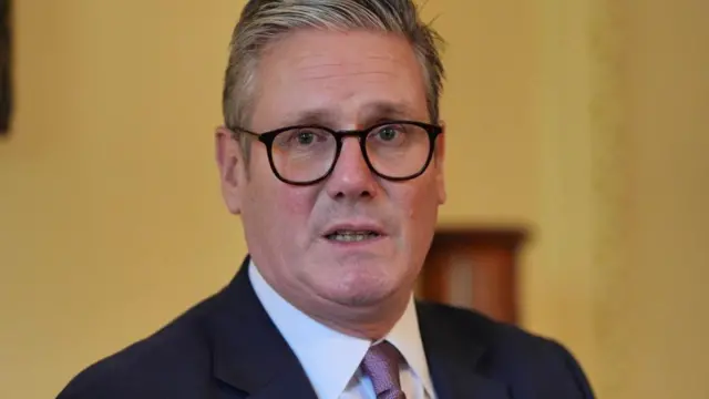 A close up of Keir Starmer