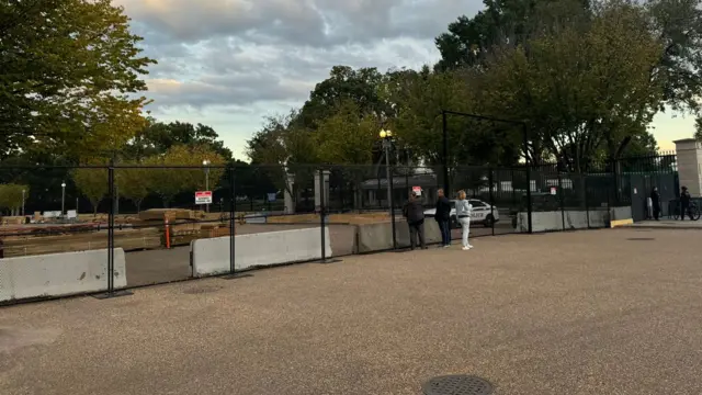 Exterior of the White House on Tuesday