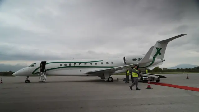 Jet at Ohrid airport