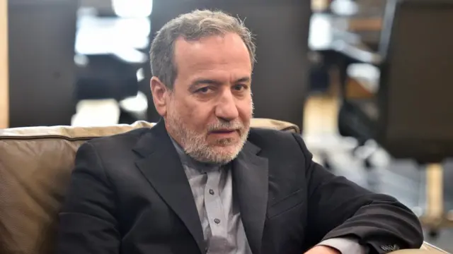 Iran's foreign minister Seyed Abbas Araghchi