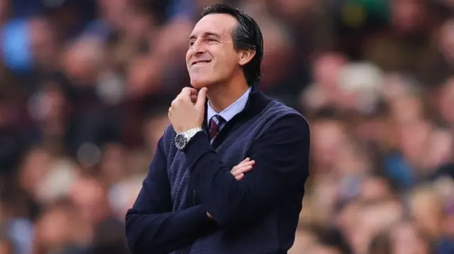 Aston Villa manager Unai Emery