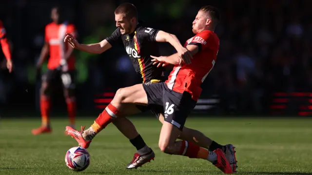 Luton v Watford match action