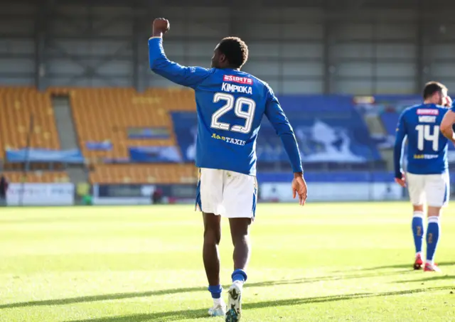 Benji Kimpioka scored twice for St Johnstone