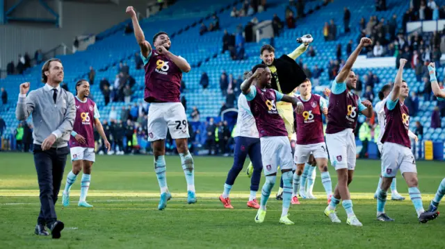 Burnley celebrate