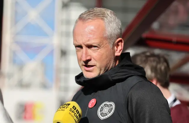 Hearts head coach Neil Critchley