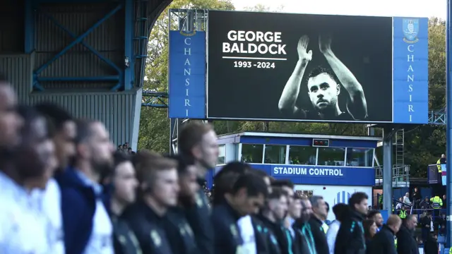 George Baldock tribute at Hillsborough