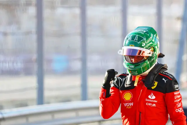 Charles Leclerc in Austin.