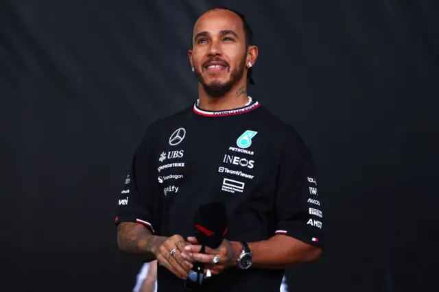 Lewis Hamilton at the US GP.