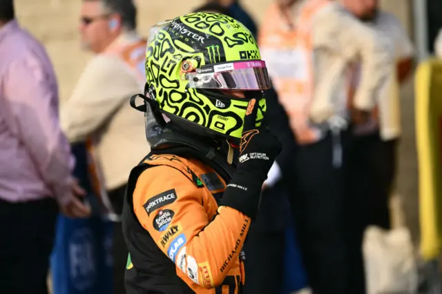 Lando Norris at the US GP.