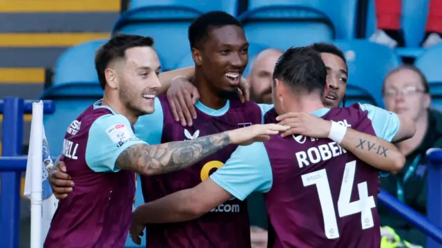 Burnley celebrate