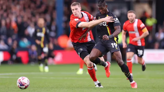 Luton v Watford match action