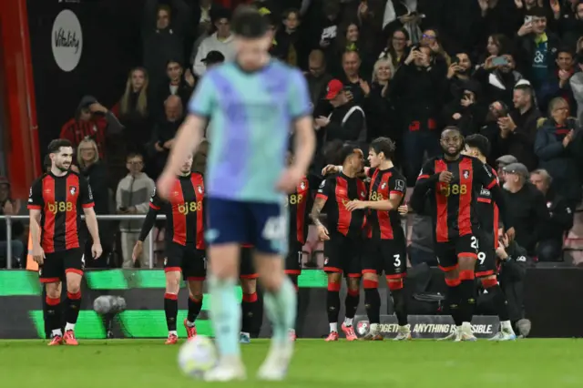 Rice trudges to kick off as Bournemouth celebrate