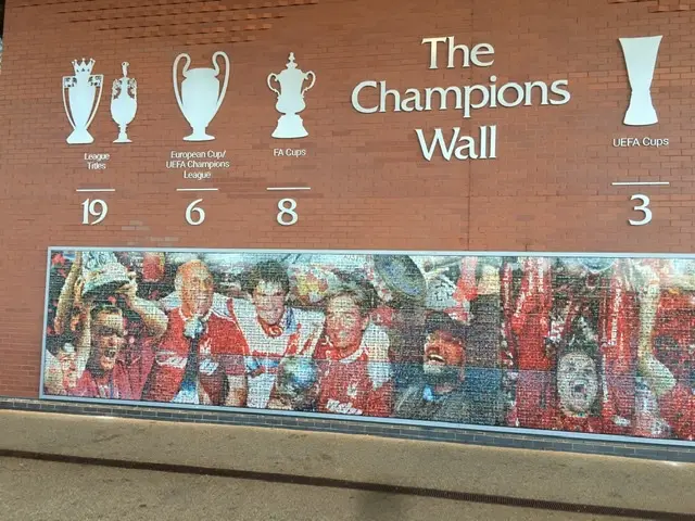 Liverpool wall of champions