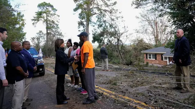 Kamala Harris meets with Georgians