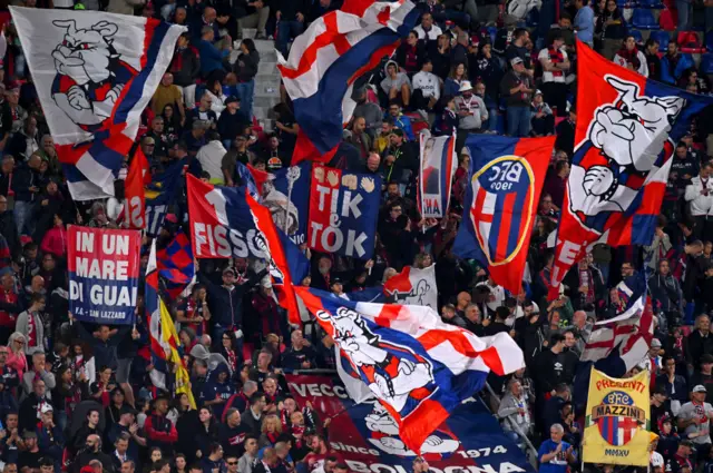 Fans of Bologna